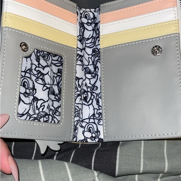 Loungefly Disney Thumper Gray and Cream Wallet - Picture 2 of 3